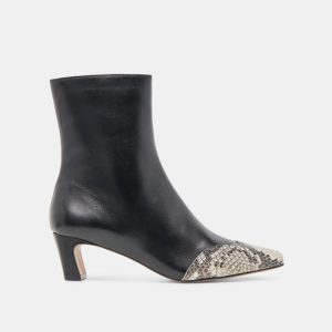 Anika Boots Black Multi Leather