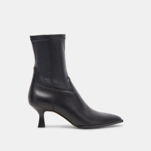 Arya Boots Black Leather