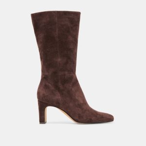 Riggs Boots Mahogany Suede