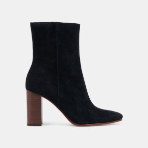 Suzy Booties Onyx Suede