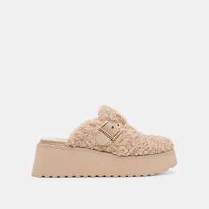 Lelani Plush Flats Natural Plush