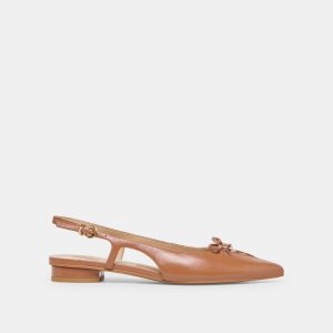Owana Flats Saddle Leather
