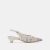 WHITE MULTI WOVEN LEATHER