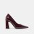 BURGUNDY CROCO EMBOSSED LEATHER