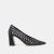 BLACK WOVEN LEATHER