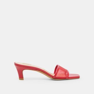 Rexa Mesh Heels Cherry Mesh