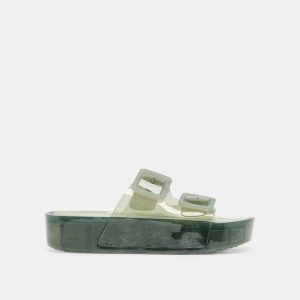 Julio X Sandals Olive Vinyl