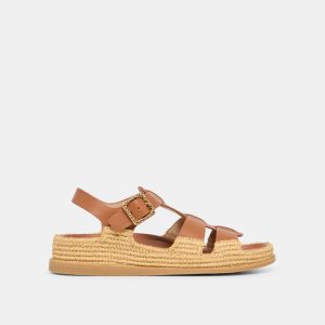 Shenna Sandals Saddle Leather