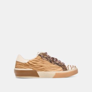 Zina Sneakers Zebra Multi Calf Hair